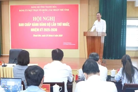 Hội nghị lần thứ nhất Ban Chấp hành Đảng bộ MTTQ, các đoàn thể tỉnh Thanh Hóa
