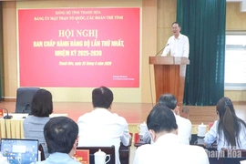 Hội nghị lần thứ nhất Ban Chấp hành Đảng bộ MTTQ, các đoàn thể tỉnh Thanh Hóa