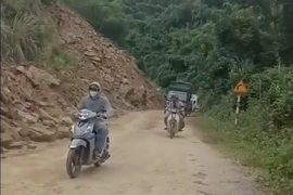 Đã thông xe Quốc lộ 16 qua xã Trung Sơn
