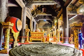 Chiêm ngưỡng vẻ đẹp bên trong Chính điện Lam Kinh