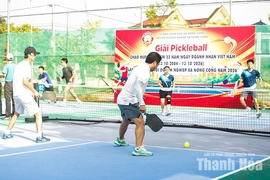 Giải Pickleball Hiệp hội Doanh nghiệp xã Nông Cống năm 2026