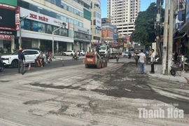 Phường Hạc Thành “tân trang” diện mạo đô thị