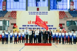Đoàn thể thao Thanh Hóa xuất quân tham dự Đại hội Thể thao toàn quốc lần thứ X