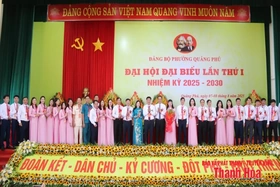 Hướng dẫn trang trí khánh tiết đại hội Đảng bộ các cấp nhiệm kỳ 2025-2030