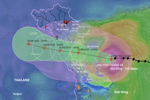 Bão số 5 ngày càng mạnh lên, cảnh báo đỏ khu vực Thanh Hóa - Quảng Trị