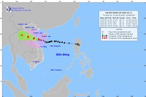 Bão số 5 chỉ còn cách Nghệ An 185km