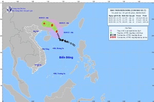 Chiều nay, bão số 7 đi vào đất liền Trung Quốc, miền Bắc sẽ có 1 đợt mưa lớn