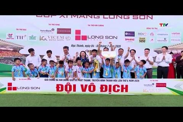 U8 Nghi Sơn vô địch Giải bóng đá Nhi đồng Báo và PTTH Thanh Hoá lần thứ V, năm 2026 