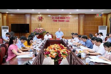 Phó Chủ tịch UBND tỉnh Cao Văn Cường làm việc với Đoàn công tác Bộ Dân tộc và Tôn giáo