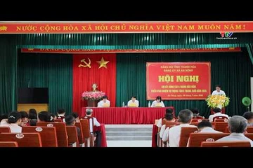 Đảng ủy xã An Nông sơ kết 6 tháng đầu năm