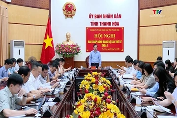 Hội nghị Ban Chấp hành Đảng bộ UBND tỉnh Thanh Hóa lần thứ tư