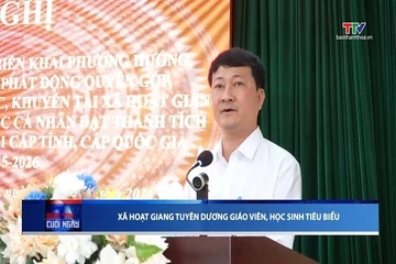 Xã Hoạt Giang tổng kết năm học, tuyên dương giáo viên, học sinh tiêu biểu