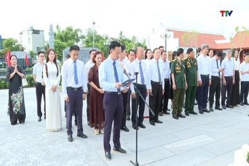 Hiệp hội doanh nghiệp Thanh Hoá dâng hương tri ân các Anh hùng liệt sĩ