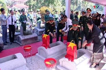 Đẩy mạnh công tác tìm kiếm, quy tập hài cốt liệt sĩ, quân tình nguyện, chuyên gia trên nước bạn Lào