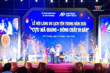 Làng Yên Trung nhận giải “Làng du lịch cộng đồng tốt nhất năm” và khai hội 2026