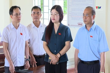 Khảo sát việc thực hiện mô hình chính quyền địa phương 2 cấp tại xã Hoằng Tiến