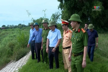 Kiểm tra công tác phòng chống thiên tai tại 6 xã miền núi