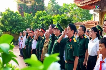 Xã Hoằng Lộc dâng hương tưởng niệm các Anh hùng liệt sĩ