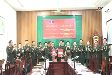 Thắt chặt quan hệ hợp tác giữa Đồn Biên phòng Tam Chung và Đại đội 214 (Lào)