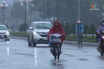 Từ ngày 3 đến 7/8, Thanh Hóa có mưa dông nhiều nơi, cục bộ có mưa to