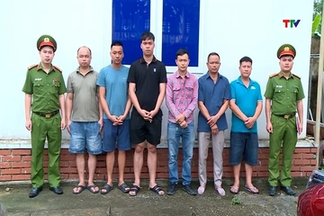 Công an xã Hợp Tiến bắt giữ 4 đối tượng mua bán, vận chuyển trái phép linh kiện súng