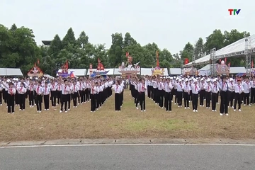 Phường Tĩnh Gia khai mạc Hội trại hè thanh thiếu nhi năm 2026