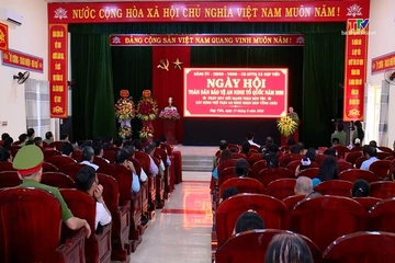 Ngày hội toàn dân bảo vệ an ninh Tổ quốc tại xã Hợp Tiến