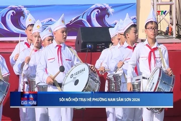 Sôi nổi hội trại hè phường Nam Sầm Sơn 2026