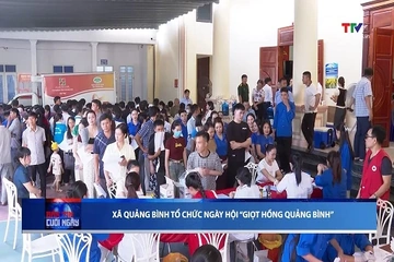 Xã Quảng Bình tổ chức ngày hội “Giọt hồng Quảng Bình”