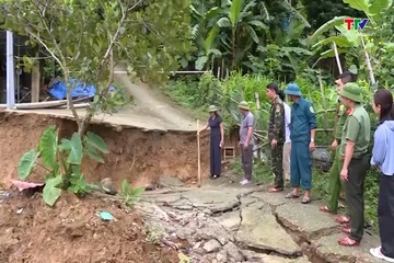 Công bố tình huống khẩn cấp sạt lở đất tại 2 khu vực dân cư ở Quan Sơn