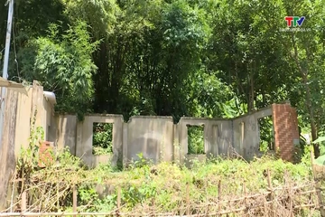Cần sớm bố trí nơi ở mới an toàn cho người dân  thôn Cả, xã Bá Thước