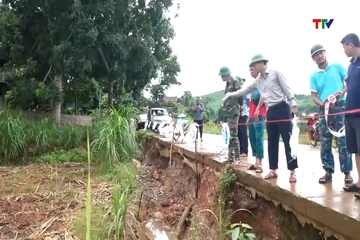 Xã Kim Tân chủ động ứng phó với mưa lớn