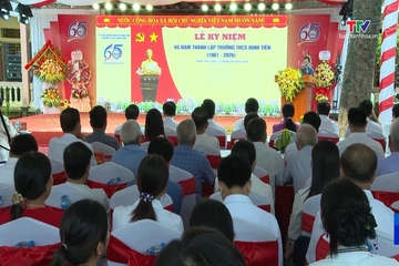 Trường THCS Định Tiến kỉ niệm 65 năm thành lập