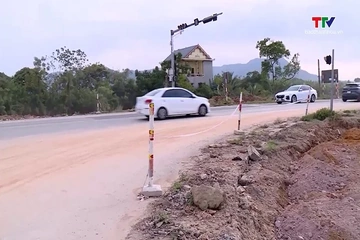 Bảo đảm an toàn giao thông thi công đường nối trung tâm tỉnh với Cảng hàng không