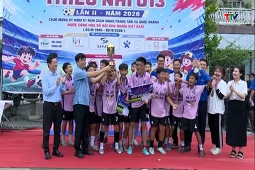Bế mạc Giải bóng đá Thiếu nhi U13 phường Sầm Sơn năm 2026