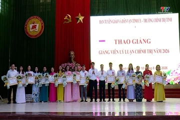 100% giảng viên đạt loại khá, giỏi tại kỳ thao giảng  giảng viên lý luận chính trị năm 2026