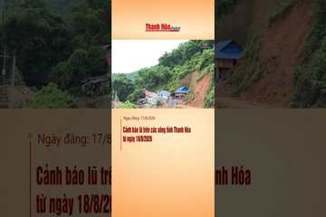 Cảnh báo lũ trên các sông tỉnh Thanh Hóa