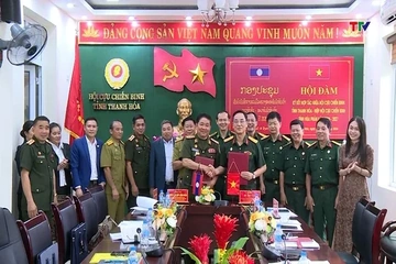 Ký kết hợp tác giữa Hội Cựu chiến binh tỉnh Thanh Hóa và Hiệp hội Cựu chiến binh tỉnh Hủa Phăn