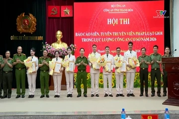 Sôi nổi Hội thi báo cáo viên, tuyên truyền viên pháp luật giỏi