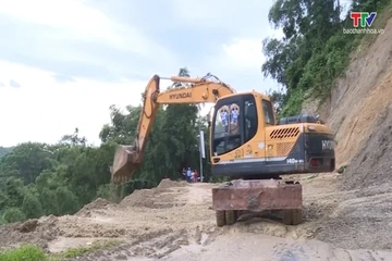 Khẩn trương khắc phục sạt lở tại khu vực miền núi