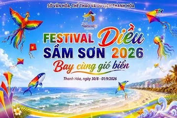 Chuẩn bị khai mạc Festival Diều Sầm Sơn 2026