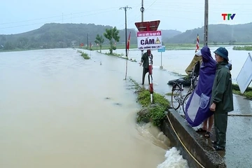 Cảnh báo nguy cơ ngập lụt vùng trũng thấp ven các sông tỉnh Thanh Hóa