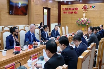 Chủ tịch UBND tỉnh Tô Anh Dũng tiếp và làm việc với Hội đồng Kinh doanh Hoa Kỳ - ASEAN