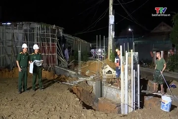 Công trình trường nội trú Bát Mọt tăng tốc chặng nước rút