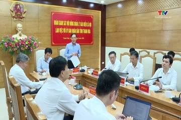 Đoàn giám sát của Hội đồng quản lý Bảo hiểm xã hội Việt Nam làm việc với UBND tỉnh Thanh Hoá