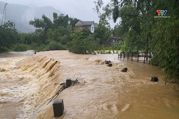 Mưa lớn gây ngập, sạt lở tại nhiều địa phương ở Thanh Hóa