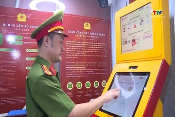Thí điểm Kiosk “Trạm Cảnh sát thông minh” tại Thanh Hóa