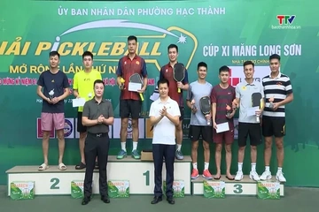 Sôi nổi giải Pickleball phường Hạc Thành mở rộng lần thứ I, năm 2026