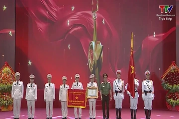 Công an tỉnh Thanh Hóa vinh dự đón nhận Danh hiệu Anh hùng Lực lượng vũ trang Nhân dân trong cuộc kháng chiến chống Mỹ, cứu nước
