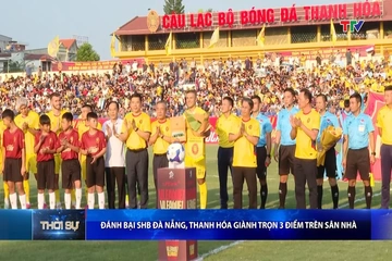 Đánh bại SHB Đà Nẵng, Thanh Hóa giành trọn 3 điểm trên sân nhà